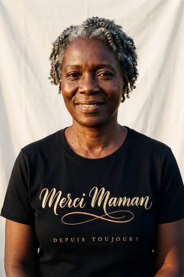 Merci Maman · Calligraphy Tee