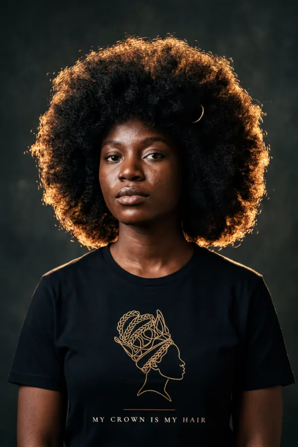 My Crown Is My Hair · Silhouette Tee