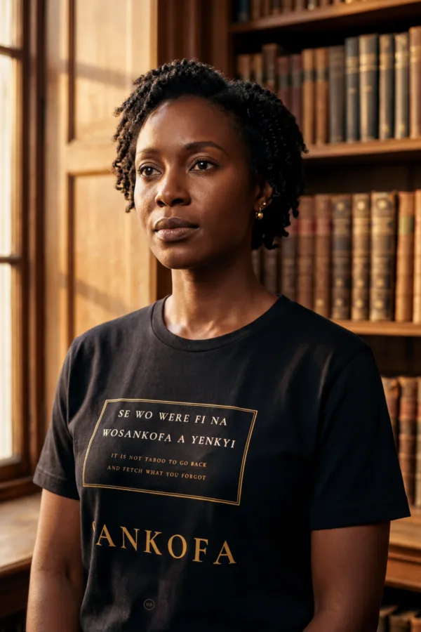 Sankofa V2 · Proverb Cartouche Tee